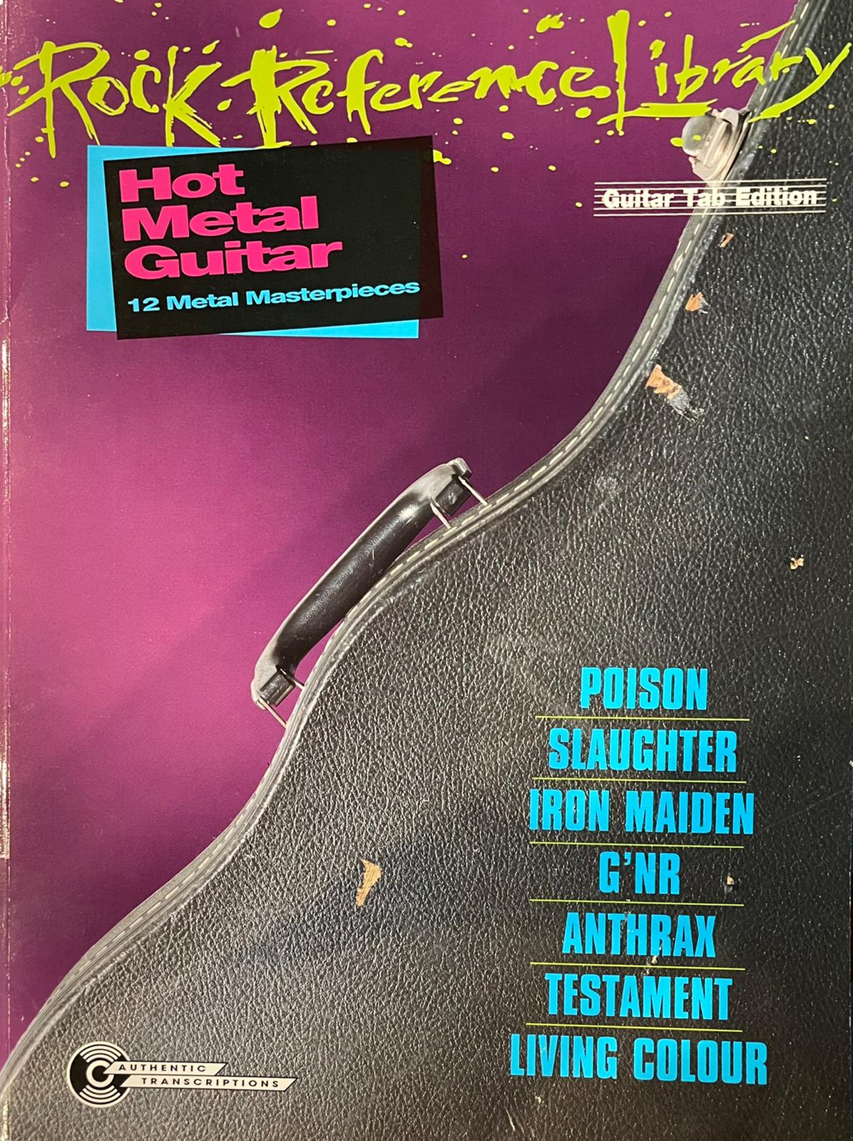Rock Reference Library Hot Metal Guitar Guitar Tab Edition