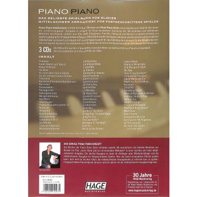 Piano Piano - die 100 schönsten Melodien von Klassik bis Pop - mittelschwer