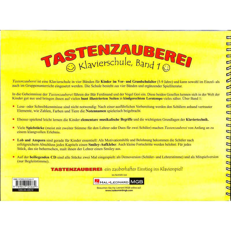 Tastenzauberei - Klavierschule Band 1