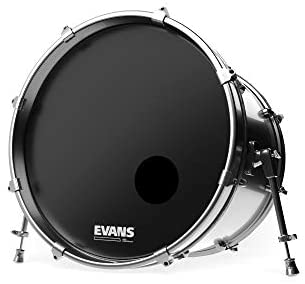 Evans EQ3 Bass Drum 20“ Black 1-Ply Resonant Head