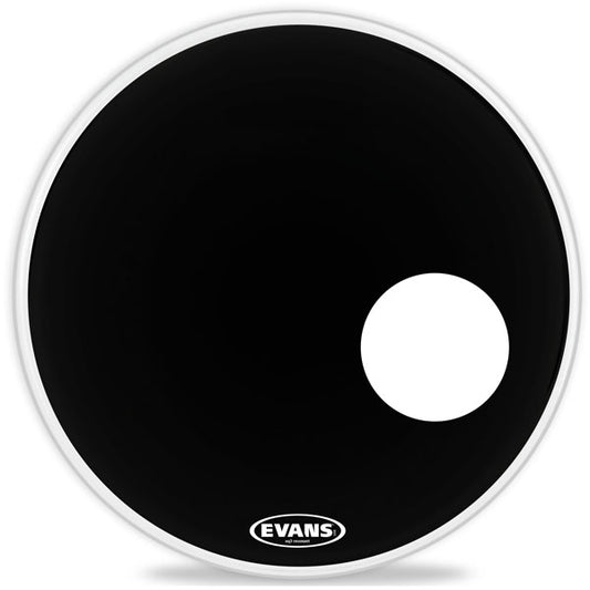 Evans EQ3 Bass Drum Black 1-Ply 24“