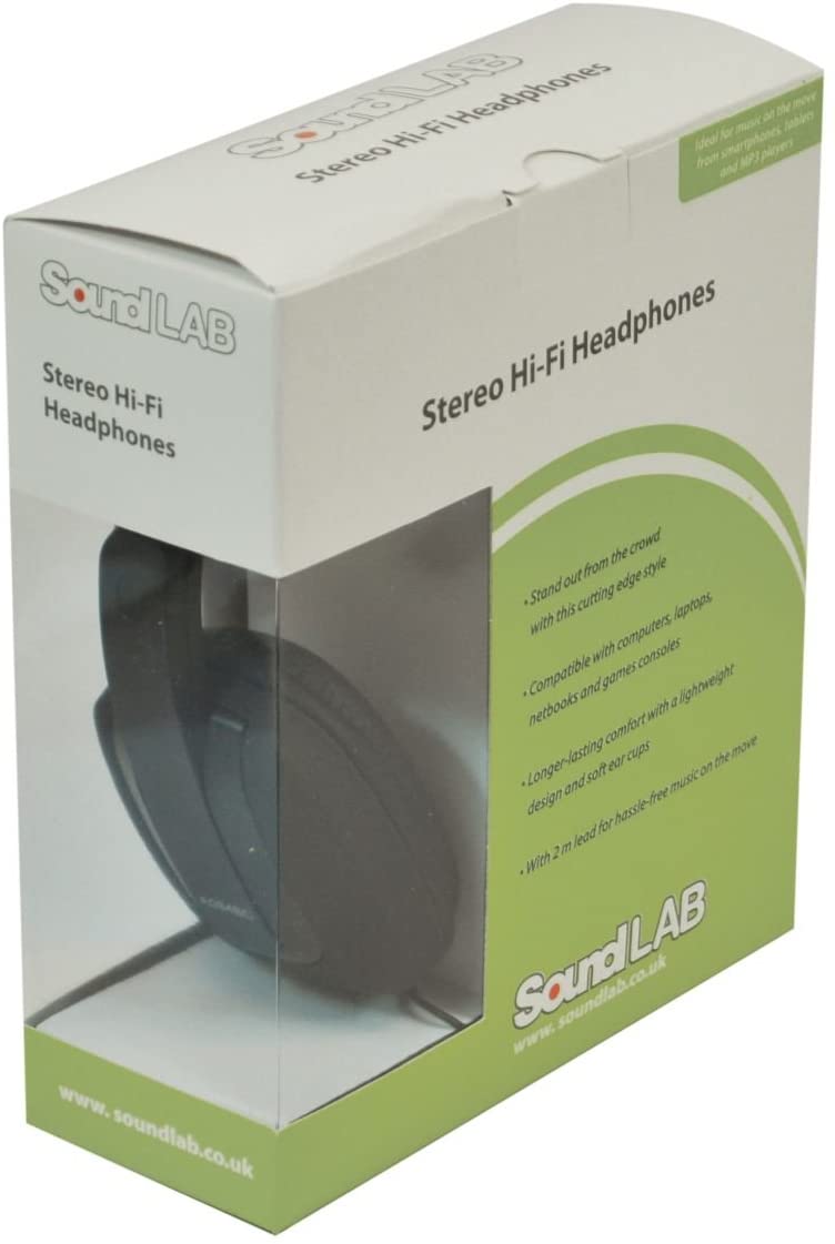 SoundLab Stereo Hi-Fi Headphones