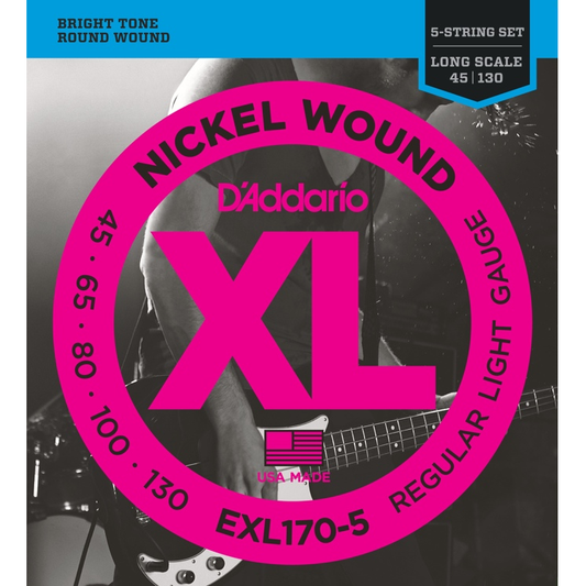 D'Addario Nickel Wound EXL170-5