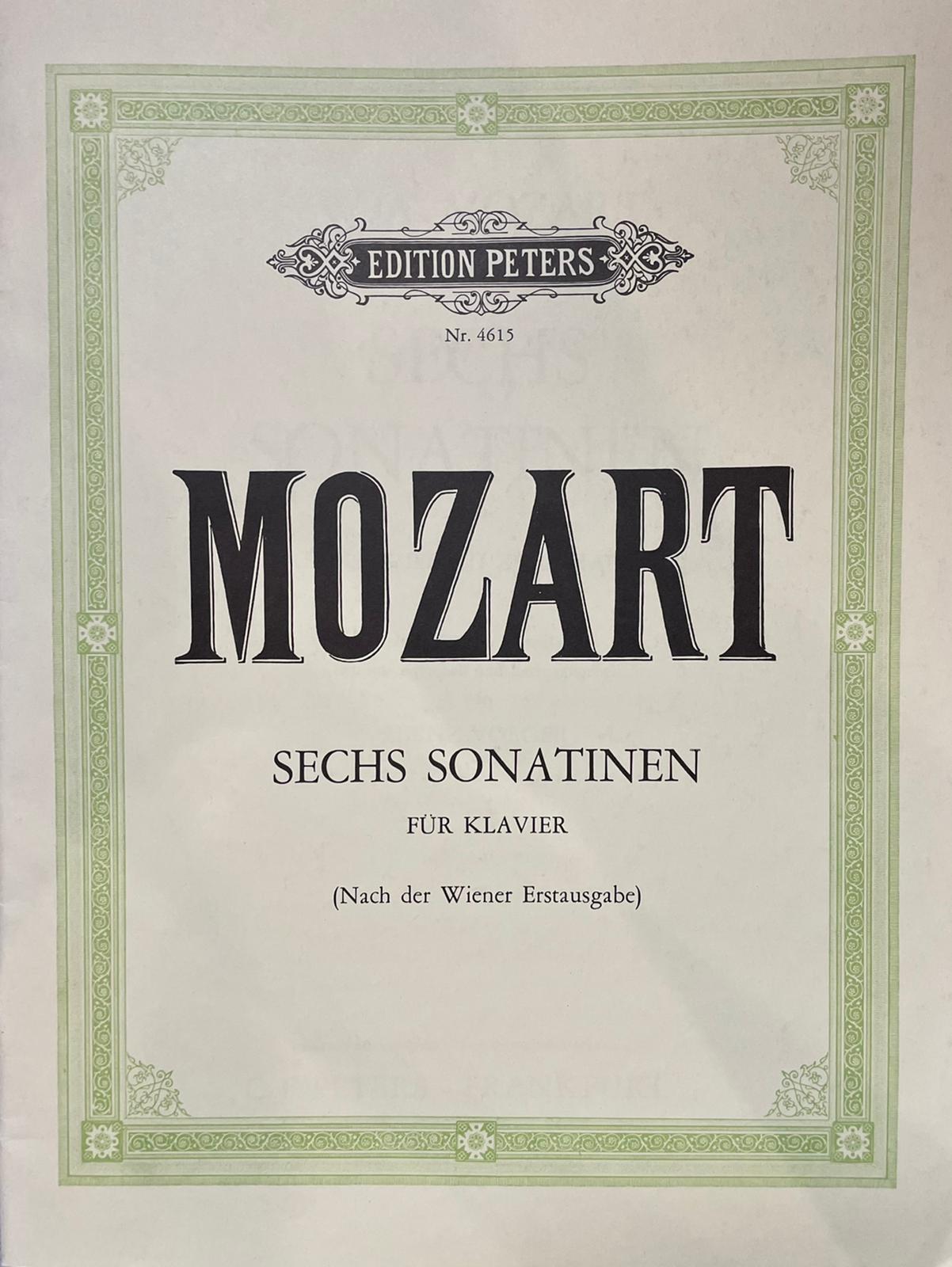 Mozart Sechs Sonatinen für Klavier