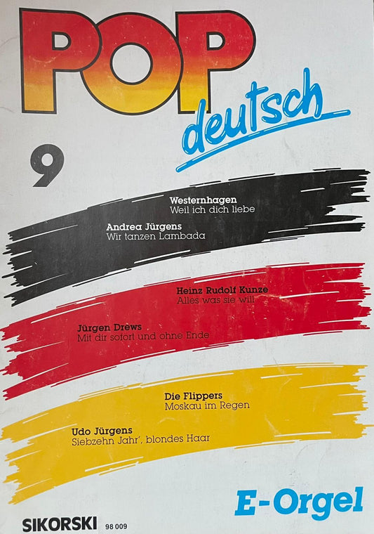 Pop Deutsch 9 (E-Orgel)