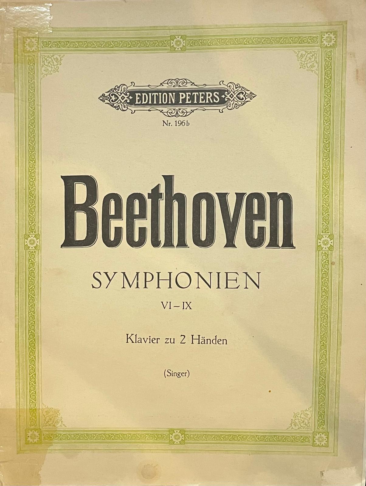 Beethoven Symphonien VI-IX (Klavier)
