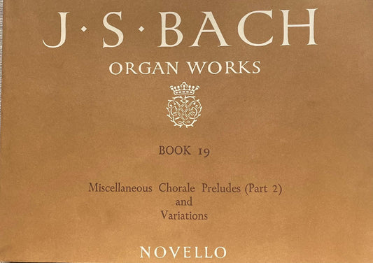 J.S. Bach Book 19 (Orgel)