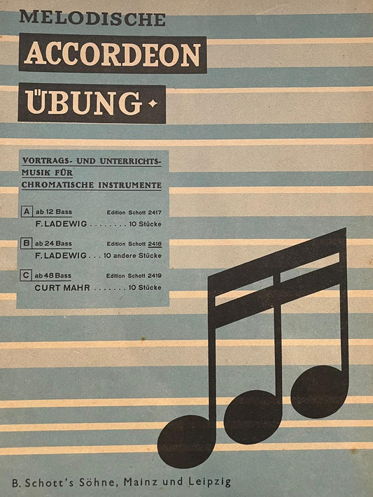 Melodische Accordeon Übung