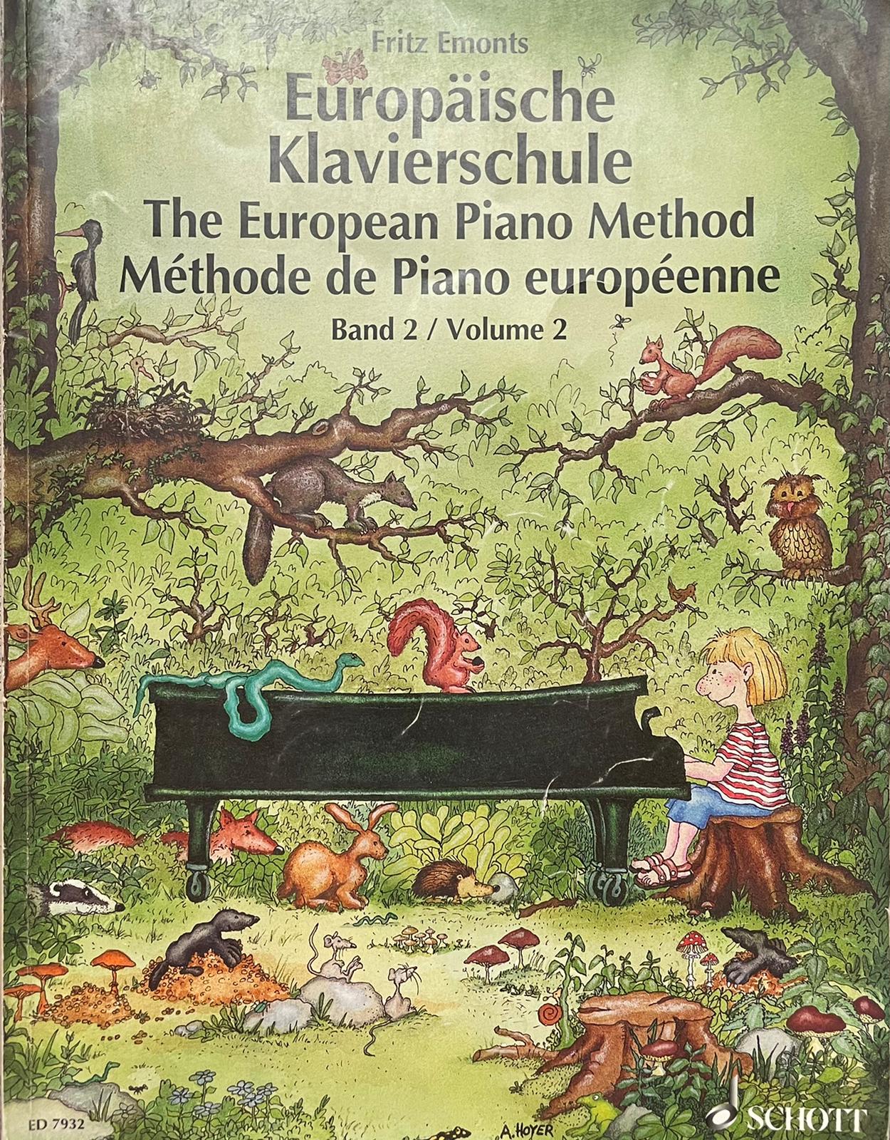 Europäische Klavierschule Band 2