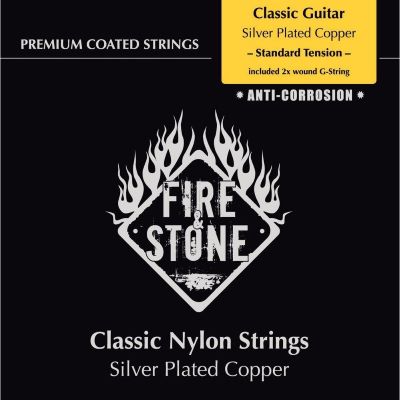 Fire & Stone Silver Plated Copper wound G-string