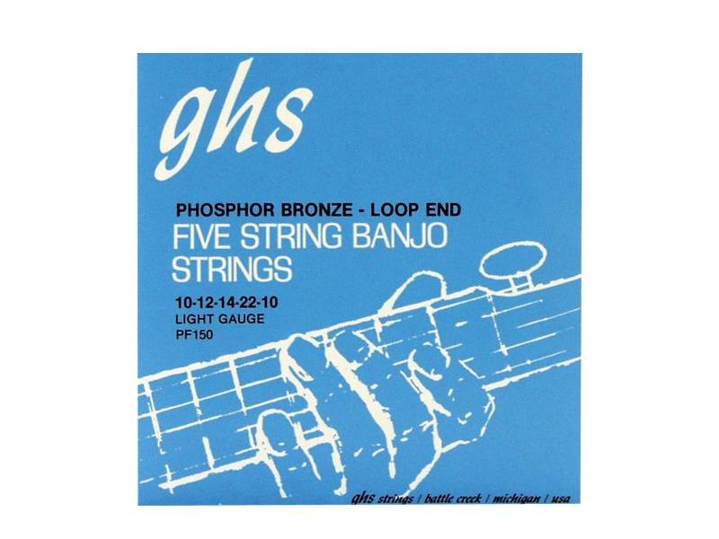 GHS Phosphor Bronze 5 String Banjo Strings