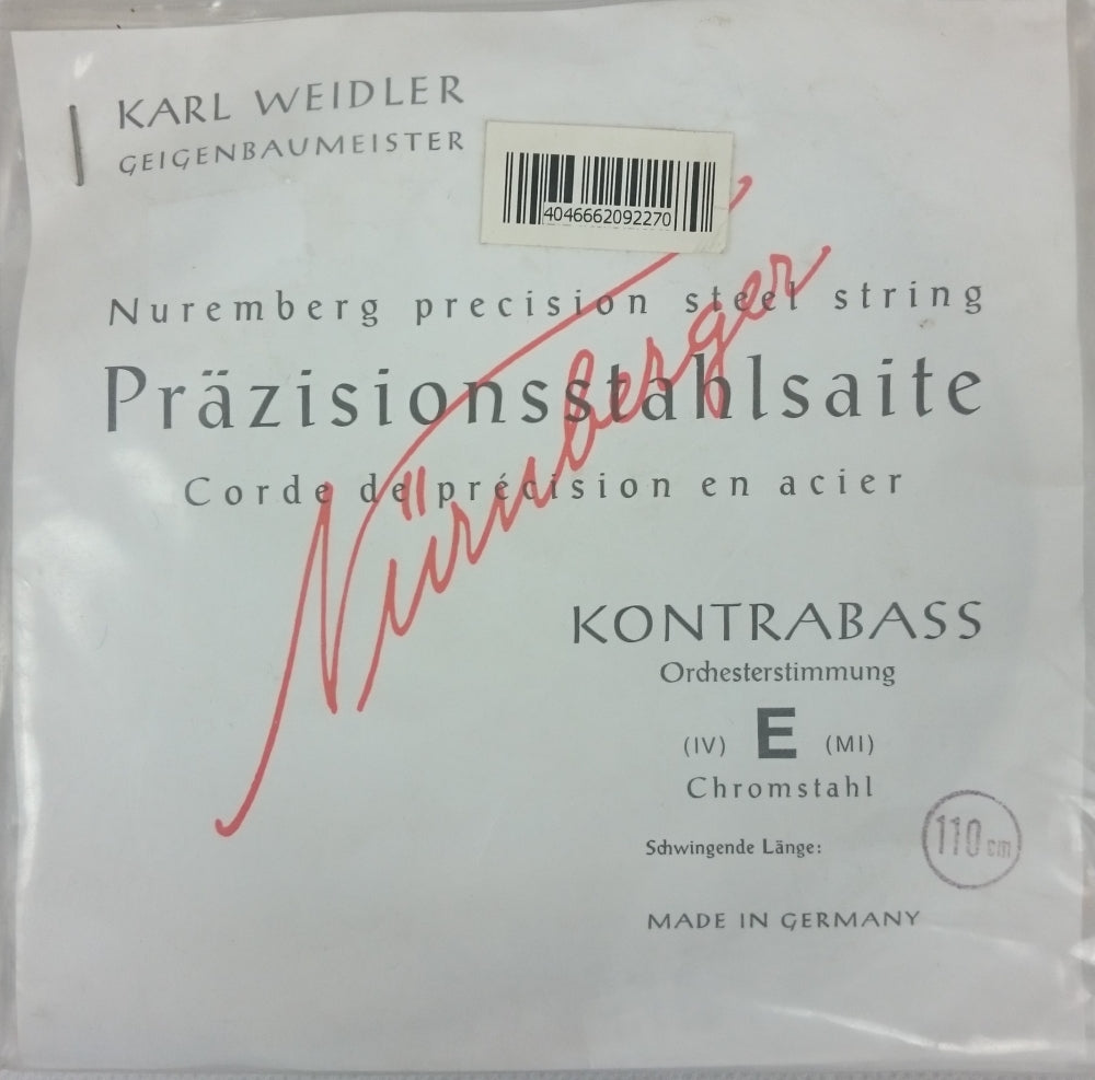Karl Weidler Nürnberg Kontrabass Orchester